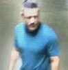 A la izquierda: imagen de la ficha de búsqueda del empresario Daniel Garay. A la derecha: captura de video de seguridad donde se ve a Daniel Garay