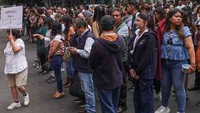 Desalojo de inmuebles por sismo en Ometepec, Guerrero