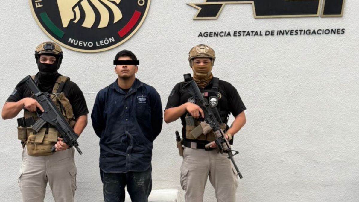 Derek “N”, de 20 años de edad, fue detenido en el estado de Nuevo León.