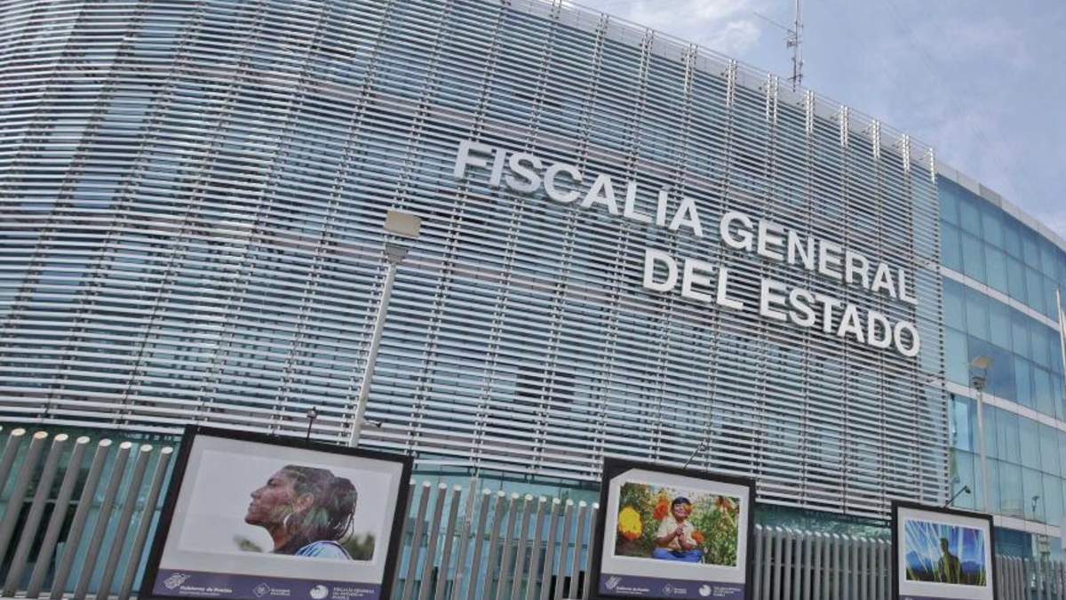 Parte lateral de la infraestructura de la Fiscalía de Puebla