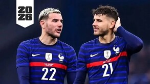 Lucas Hernández y Theo Hernández con la Selección de Francia.