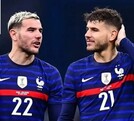 Lucas Hernández y Theo Hernández con la Selección de Francia.