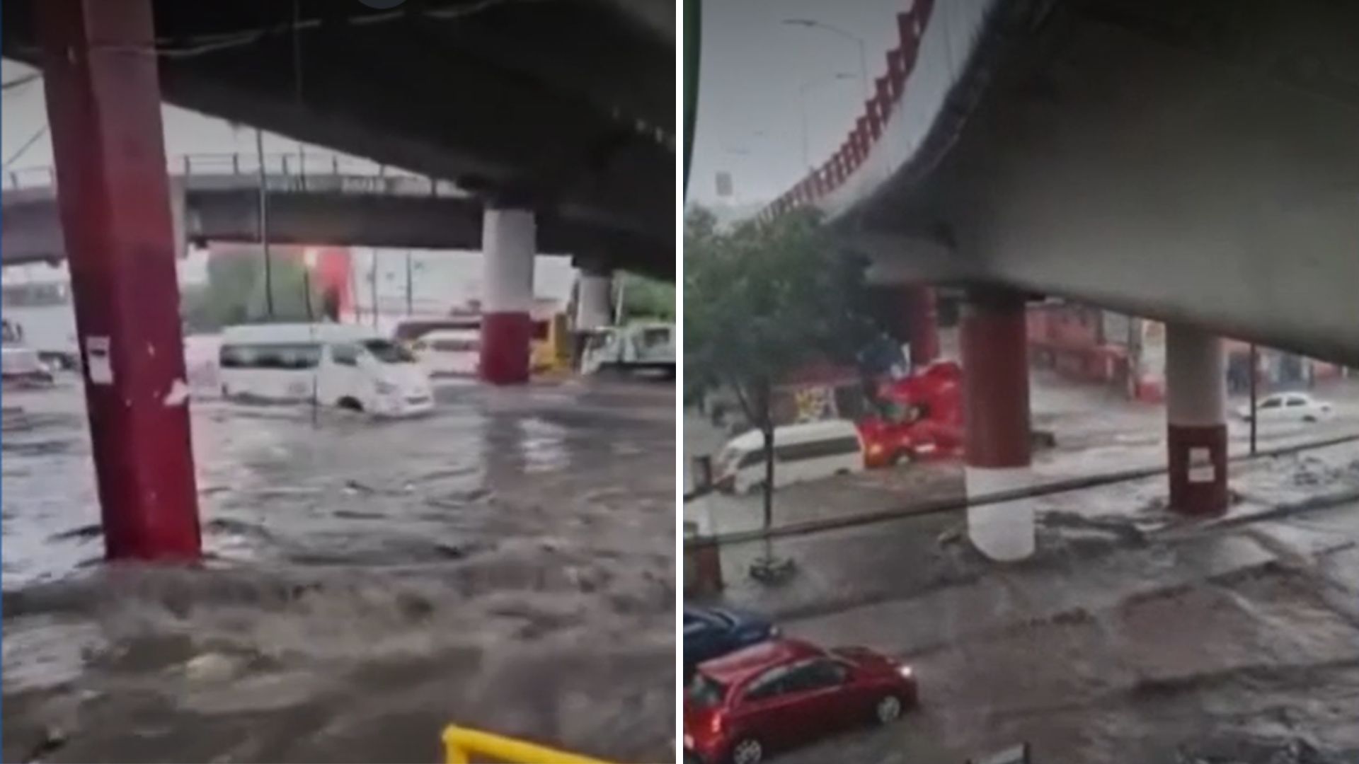 Inundaciones paralizan línea 2 del Mexibús en Tultitlán con medio metro de agua. 20 años de negligencia afectan transporte de miles de usuarios.