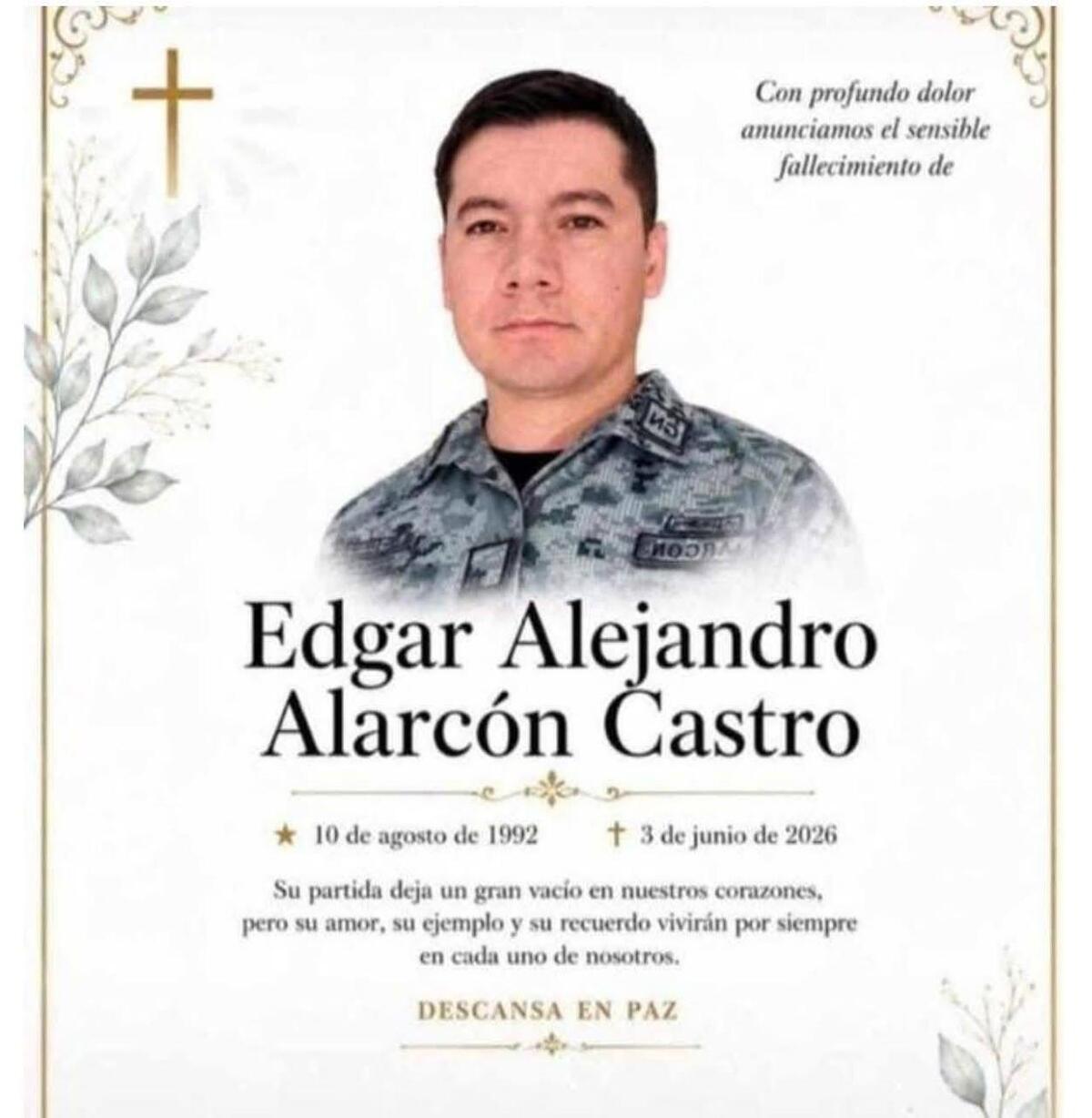 Amigos y miembros de distintas corporaciones asistieron para despedir a Edgar Alejandro Alarcón Castro.