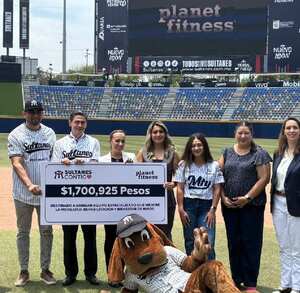Planet Fitness y Sultanes Contigo realizaron un donativo de equipamiento con un valor superior a un millón 700 mil pesos para a distintas asociaciones regias.