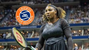 Serena Williams en un partido de Tenis.
