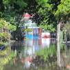 Agua estancada en calles de Veracruz