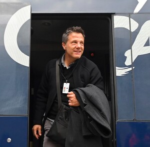 'Tato' Noriega en conferencia de prensa con Rayadas Femenil.