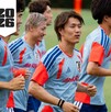 Selección de Japón enronando en Monterrey previo a la Copa Mundial de la FIFA 2026.