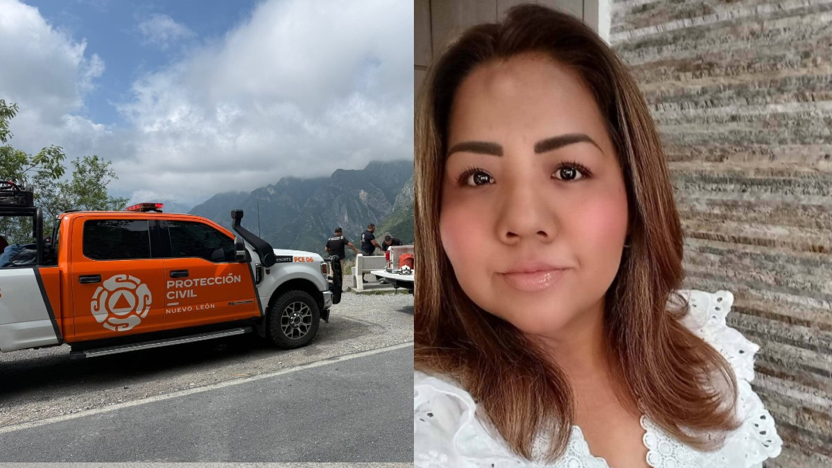 Accidente donde murió mujer en Montemorelos.