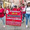 Maestros de todos los municipios de Guanajuato se unieron a las protestas del CNTE contra la Ley ISSSTE. Así se vivió en la capital guanajuatense.