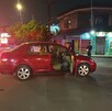 Choque de auto en Guadalupe.
