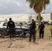 Imagen de la patrulla de la DSPM volcada en el periférico Raúl López Sánchez de Torreón.