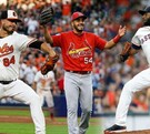 jugadores de béisbol  Barreda, Guduán y Mejía para la LMB.