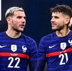Lucas Hernández y Theo Hernández con la Selección de Francia.