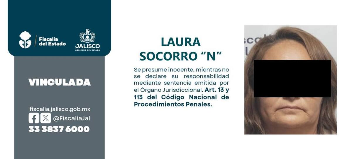 Una mujer fue vinculada a proceso en Lagos de Moreno tras ser acusada de vigilar a una pareja dentro de un banco para que sus cómplices los asaltaran.