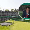 Comentarista deportivo llora tras ver a su hija tomando fotos en el evento deportivo de Liv Golf Mexico City 2026.