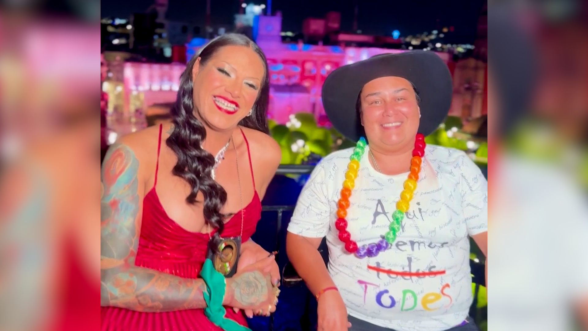 En el marco del Pride León 2026, la activista poblana Majo Flores Serrano sostuvo un diálogo con Kenia Cuevas, quien fue designada madrina del evento.