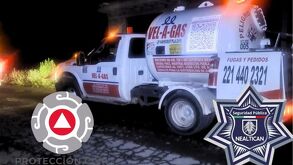 Robo de Gas LP en Puebla