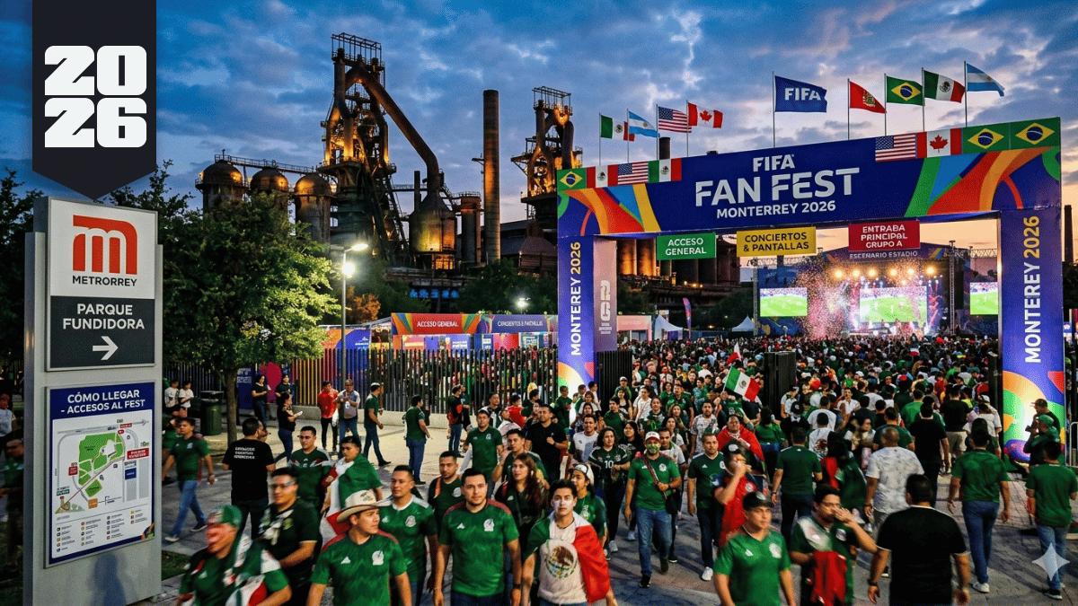 Estos son los accesos y los métodos de transporte para llegar al FIFA FAN Festival en el Parque Fundidora.