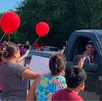 Un aproximado de 300 personas participaron en el recibimiento de César Tamez Villarreal