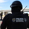 Policías estatales en filtro de seguridad en La Laguna.