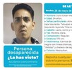 Ficha de búsqueda de Julio César Martínez Herrera emitida por la Comisión de Búsqueda de Personas de Jalisco con foto y características del joven