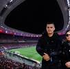 Policía en el Estadio Akron de Guadalajara