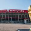 Estadio Banorte con la copa del mundo 2026