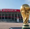Estadio Banorte con la copa del mundo 2026