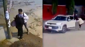 Mujeres siendo asaltadas en municipios de Puebla.