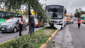 Accidente de transporte de personal en Guadalupe.