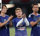 Jugadores de la Selección de Japón durante el último entrenamiento en Monterrey.