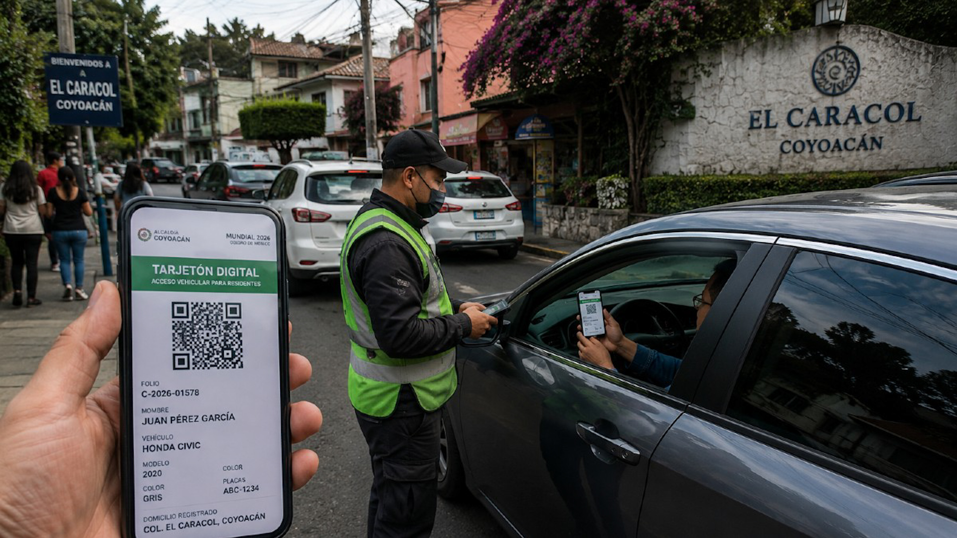 Vecinos de Tlalpan y Coyoacán denuncian desinformación y fallas en los sistemas de códigos QR para ingresar a sus domicilios debido al Mundial.