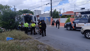 Un hombre fue herido por un arma de fuego en la colonia Santa Cruz en el municipio de Guadalupe.