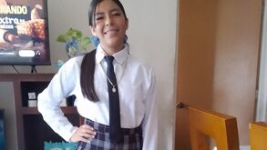Estefany Núñez de la Paz, de 13 años de edad.
