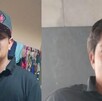 JÓVENES CON CAMISAS EN COLOR NEGRO Y UNO CON GORRA NEGRA