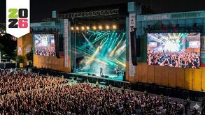 Con jornadas de 18 horas de trabajo, concluye el montaje del FIFA Fan Festival en Parque Fundidora.