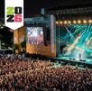 Con jornadas de 18 horas de trabajo, concluye el montaje del FIFA Fan Festival en Parque Fundidora.