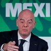 Gianni Infantino en conferencia desde la Ciudad de México un día antes del inicio del mundial 2026.