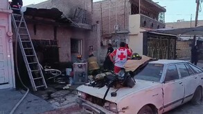 Vehículo incendiado