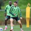 Álvaro Fidalgo entrenando con la Selección Mexicana.