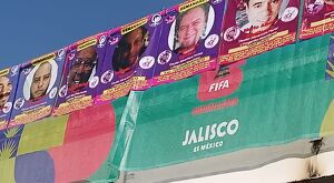 Madres autónomas de Colectivos Unidos de Jalisco aprovechan la coyuntura del Mundial para visibilizar la violencia económica y el abandono paterno.