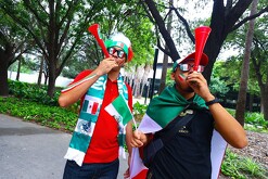 Así se vive el arranque del Mundial en Monterrey. / Jorge López
