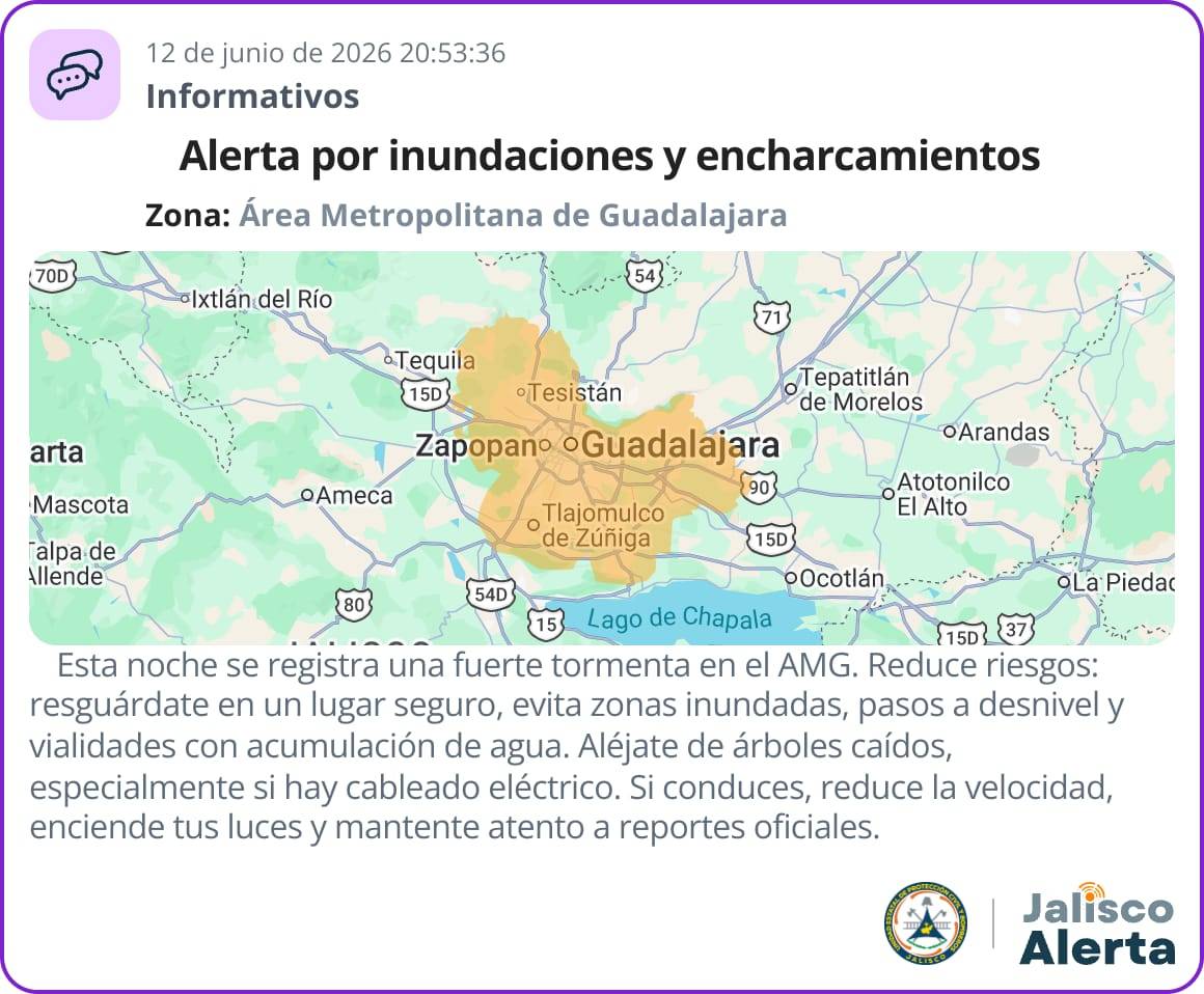 Una imagen que ayuda a la gente a conocer las zonas con riesgo de inundación