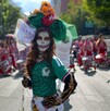 Catrina durante el Gran Desfile Mundialista
