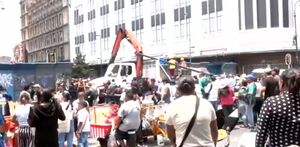 Las autoridades de la CdMx despliegan un intenso operativo vial en 20 de Noviembre y Venustiano Carranza por la concentración masiva de aficionados hoy.