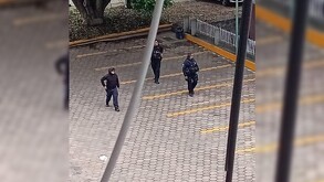 Policías dan rondines en fraccionamiento Hacienda del Parque en Cuautitlán Izcalli