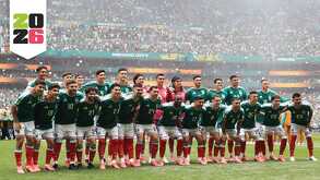 La selección mexicana de fútbol en el estadio Ciudad de México durante la inauguración del Mundial 2026