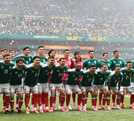 La selección mexicana de fútbol en el estadio Ciudad de México durante la inauguración del Mundial 2026